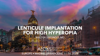 Lenticule Implantation for High Hyperopia